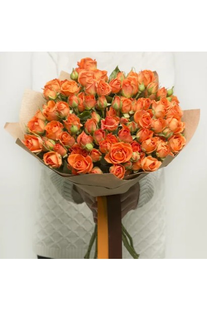 Букет троянди ’Оранж Бейбі’